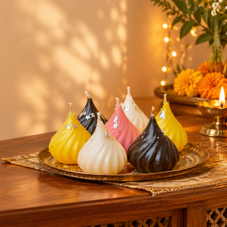 Modak Candle | Set of 4