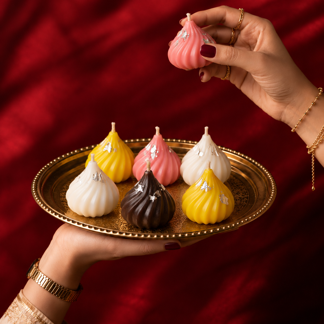 Modak Candle | Set of 4