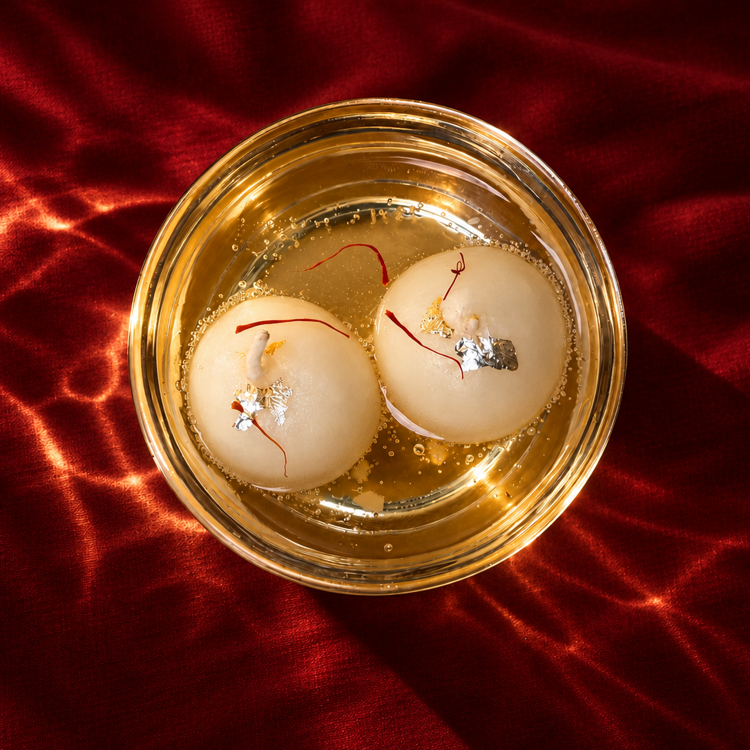 Rasgulla Candle