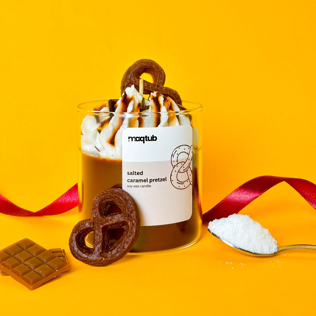 Salted Caramel Pretzel Candle