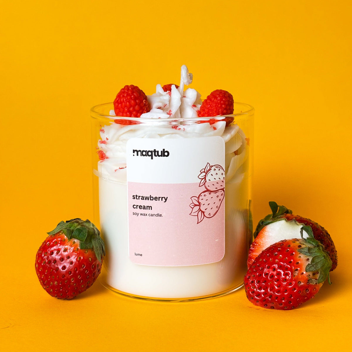 Strawberry Cream Candle