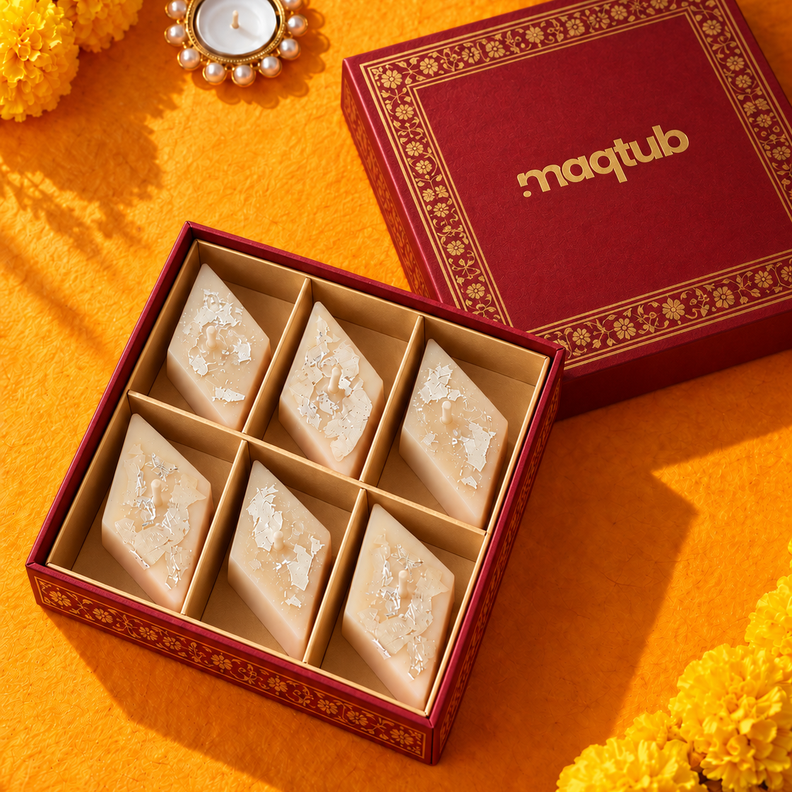 Burfi Candle | Set of 6