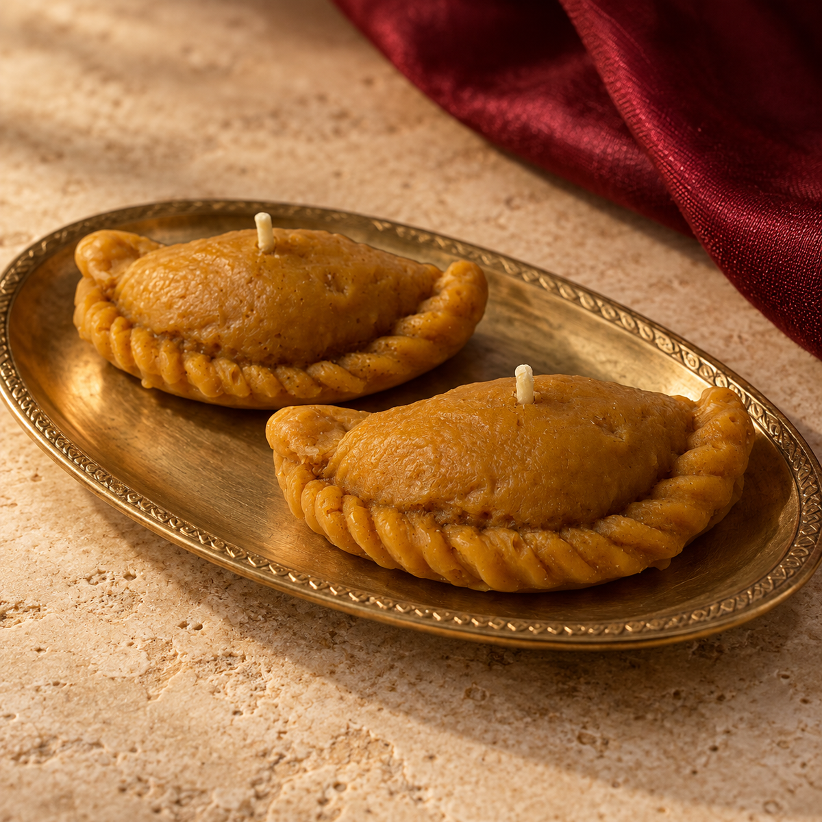 Gujiya Candle | Set of 4